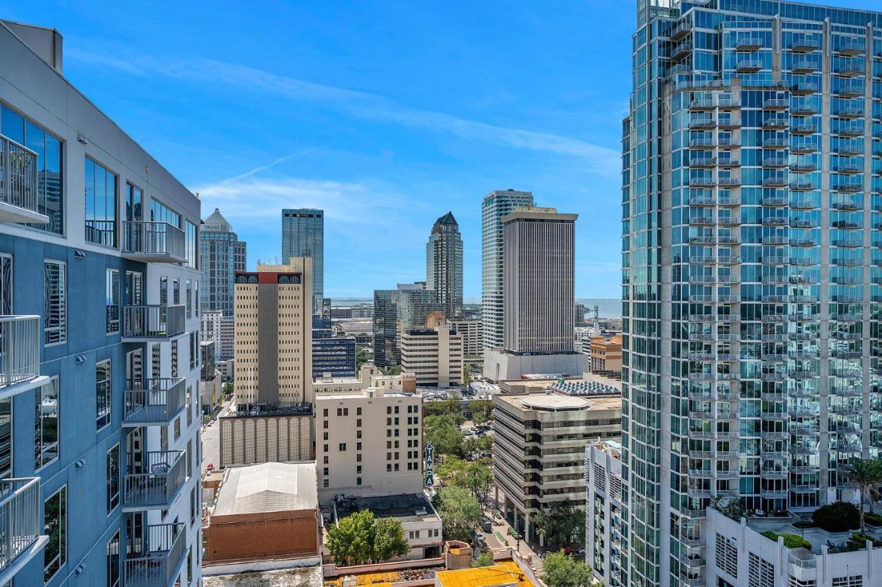 Luxury 1 Bedroom With Den Downtown Tampa Apt - City Views, Rooftop Pool, Workspace Kültér fotó
